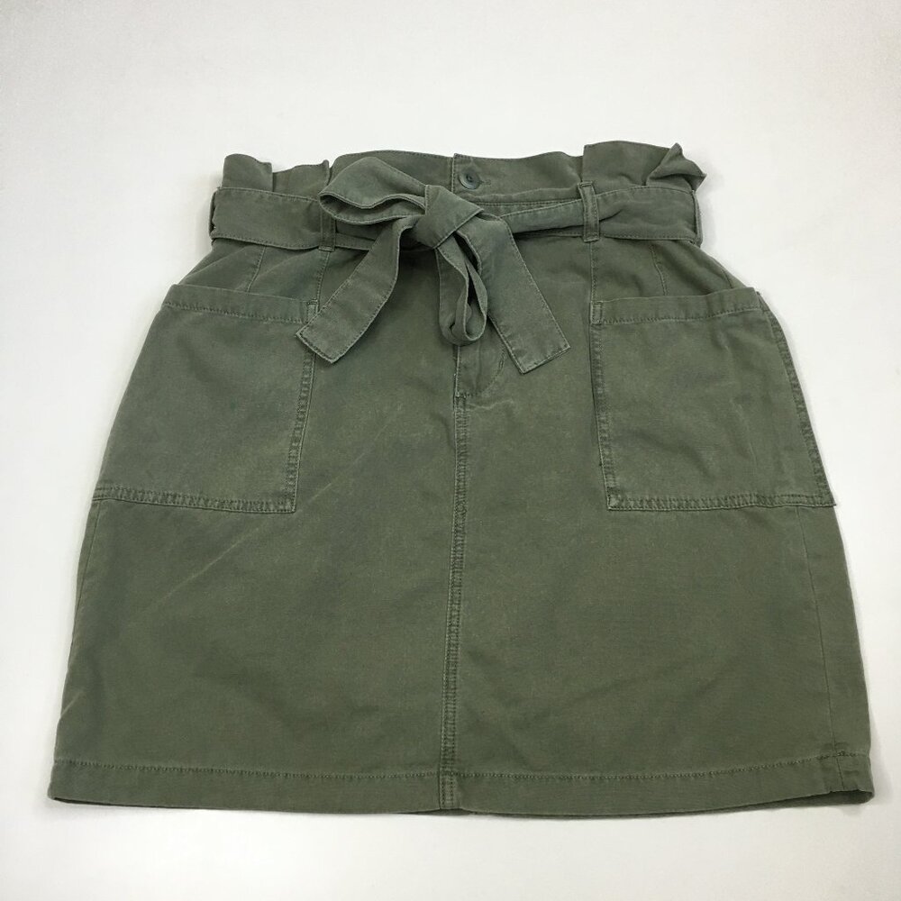 JOE'S Jeans Green Belted Carrot top Waist Denim Skirt